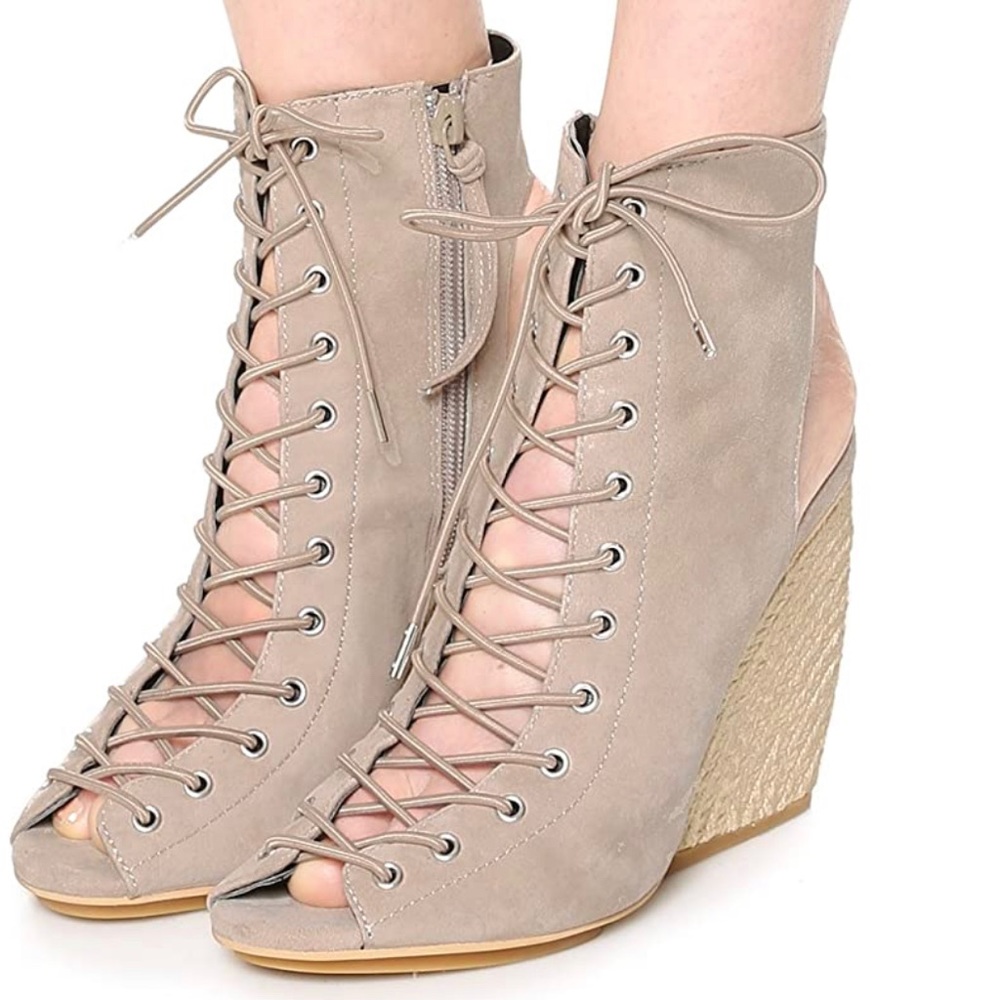 Elle espadrille wedge sandal